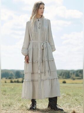 ZARA STUDIO ROMANTIC DRESS WITH BELT LIMITED EDITION